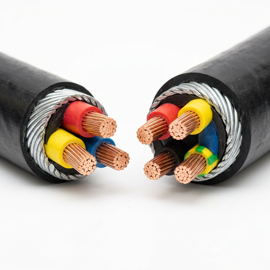 3 Core x 4 Sq.mm Copper Armoured EV Cable (Per Meter)