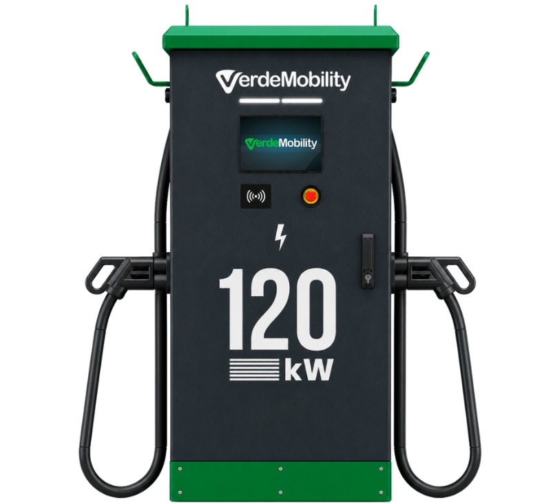 Verde Mobility Ksipra DC 120D 120kW Highway Dual-Gun Station