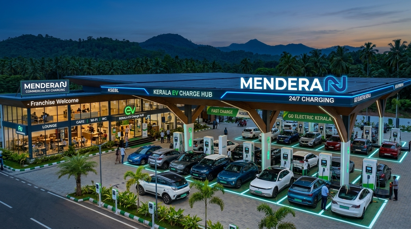 Commercial EV Charging Station Canopy Franchise
